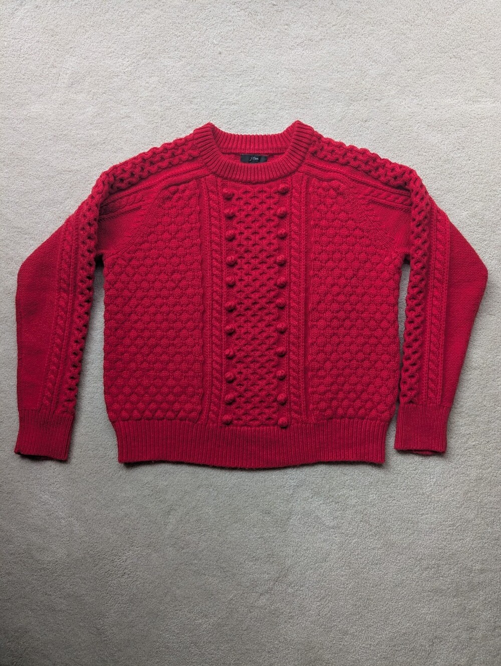 J. Crew Knit Red Sweater - size L